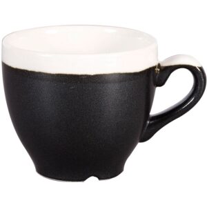 Churchill 3.5oz Monochrome Espresso Cup Onyx Black