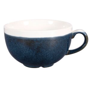 Churchill 8oz Monochrome Cappuccino Cup Sapphire Blue