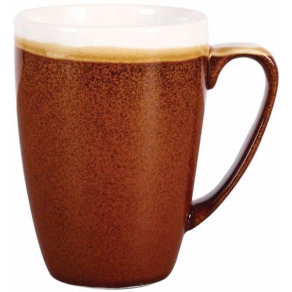 Churchill 12oz Monochrome Mug Cinnamon Brown