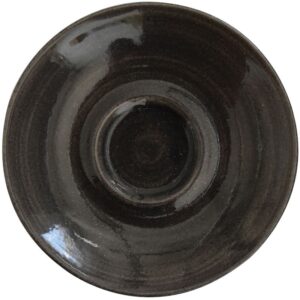 Iron Black Saucer 6.25" (Fits Cappuccino Cups & Mugs)