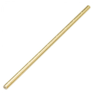 Gold Paper Straws 8″