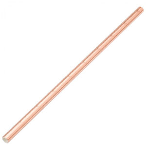 Copper Paper Straws 8″