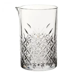 vintage mixing glass with lip for cocktails