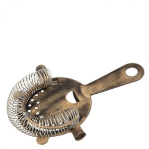 Vintage Copper Cocktail Strainer – 4 Prong