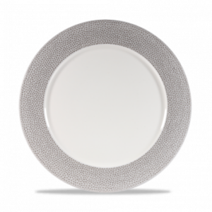 Churchill Isla Footed Plate 10.8″ Shale Grey