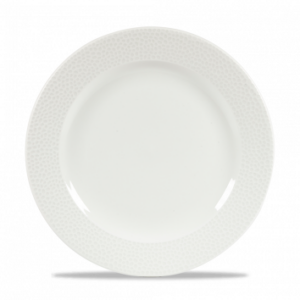 Churchill Isla Footed Plate 10.25" White