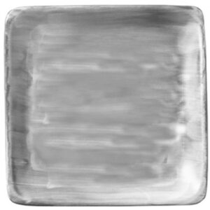 Bauscher Modern Rustic Grey Flat Square Plate 21cm/8.4"