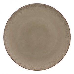 Modern Rustic - Flat Coupe Plate Natural Wood 11"