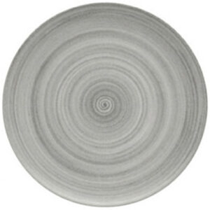 Modern Rustic Grey – Flat Coupe Plate 8″