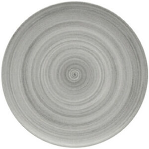 Bauscher Modern Rustic Grey Flat Coupe Plate 28.5cm/11.2"