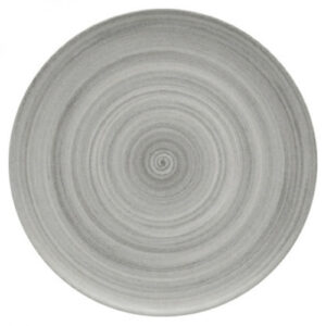 Bauscher Modern Rustic Grey Flat Coupe Plate 32.5cm/12.8"