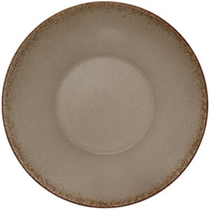 Modern Rustic - Deep Coupe Plate Natural Wood 9.6"