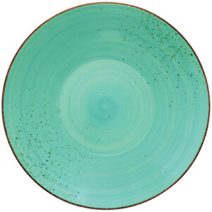 Modern Rustic - Deep Coupe Plate Rustic Lagoon 9.6"