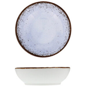 Modern Rustic - Dish Natural Blue 3.2"