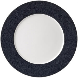 Purity Pearls Dark Rimmed Plate 32cm