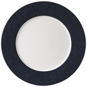 Purity Pearls Dark Rimmed Plate 29cm