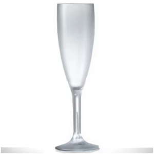 An image of a BBP Elite Premium Polycarbonate Champagne Flute Frosted 187ml