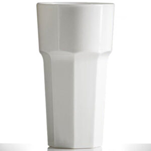 BBP Elite Remedy Polycarbonate Tall Glass White 340ml/12oz