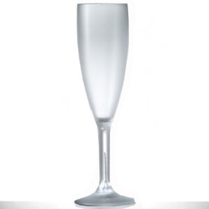 BBP Elite Premium Polycarbonate Champagne Flute Frosted 187ml/6.6oz