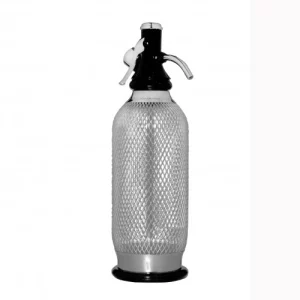 A Silver Polycarbonate Soda Syphon