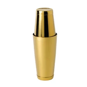 gold cocktail shaker