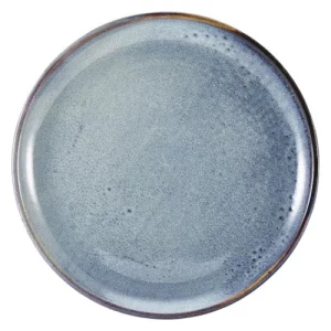 GenWare Terra Porcelain Coupe Plate Aqua Blue