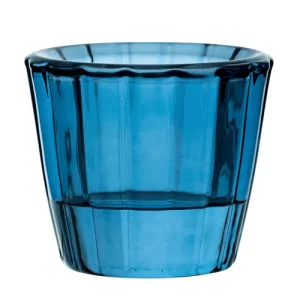 Utopia Ribbed Nightlight Holder Blue 6.8 x 6.8cm2.7 x 2.7