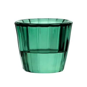 Utopia Ribbed Nightlight Holder Green 6.8 x 6.8cm2.7 x 2.7