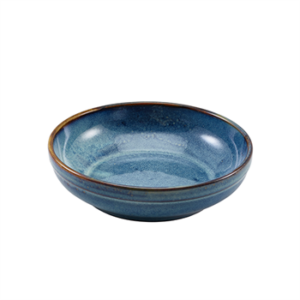 Terra Porcelain Aqua Blue Coupe Bowl 20cm