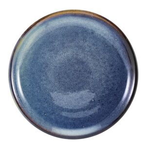 Terra Porcelain Aqua Blue Coupe Plates