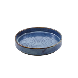 Terra Porcelain Aqua Blue Presentation Plate 26cm