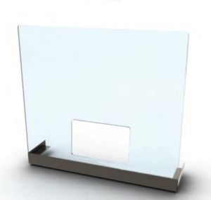 Universal Counter Mount Acrylic Safety Screen