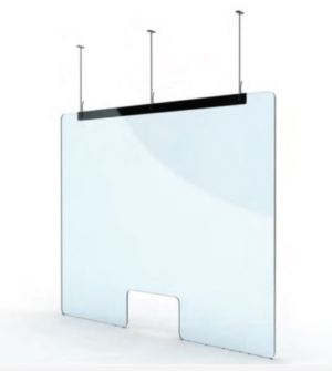 Universal Ceiling Mount Acrylic Safety Screen