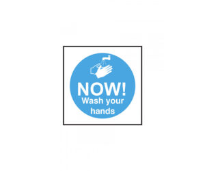 Now Wash Your Hands Vinyl Sticker