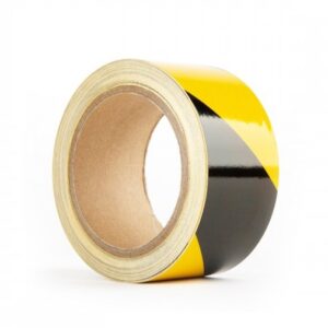 Yellow/Black Stripe Adhesive Floor Tape