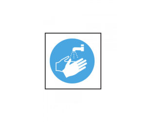 Wash Hands Symbol Vinyl Sticker