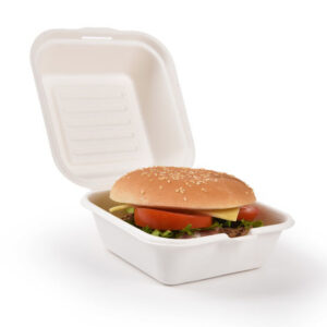 Dispo Square Bagasse Burger Box 6″