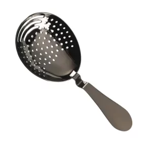 dark grey gun metal strainer