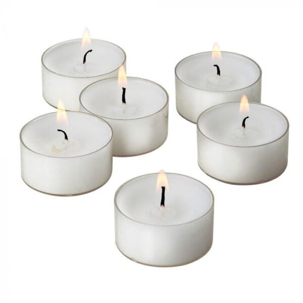 50x 8 Hour Burn Tea Light Candles-13264