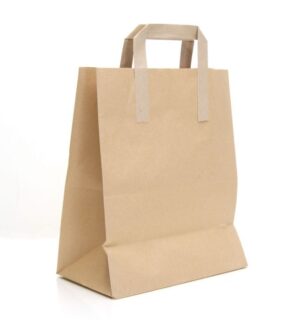 Carrier Bag Kraft Brown Medium 8.5x13x10″