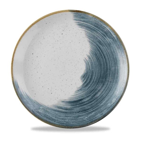 Churchill Super Vitrified Stonecast Accents Coupe Plate - Blueberry - 28.8 Inch