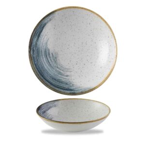 Churchill Super Vitrified Stonecast Accents Coupe Bowl – Blueberry – 18.2 cm