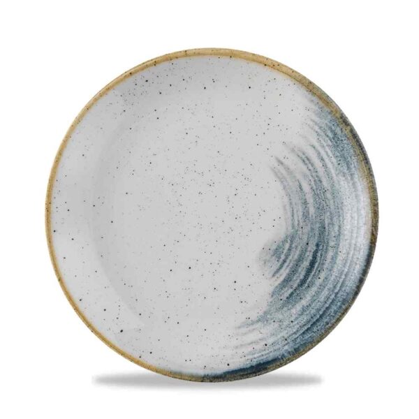 Churchill Super Vitrified Stonecast Accents Coupe Plate - Blueberry - 21.7 Inch