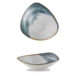 Churchill Super Vitrified Stonecast Accents Triangle Bowl - Blueberry - 23.5 Inch