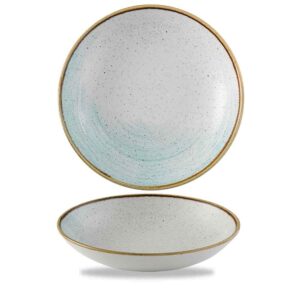 Churchill Super Vitrified Stonecast Accents Coupe Bowl – Duck Egg – 24.8 cm