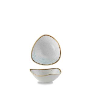 Churchill Super Vitrified Stonecast Accents Triangle Bowl – Duck Egg – 18.5cm