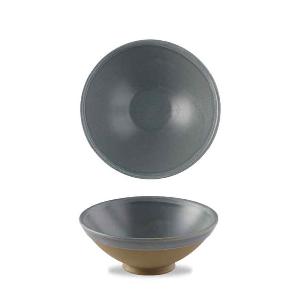 Churchill Super Vitrified Emerge Ramen Bowl - Seattle Grey - 12 Inch