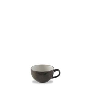 Churchill Super Vitrified Stonecast Patina Cappucino Cup – Iron Black