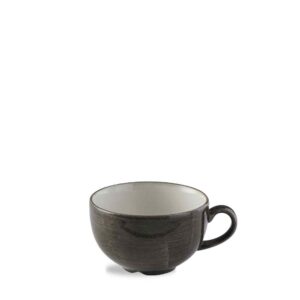 Churchill Super Vitrified Stonecast Patina Cappucino Cup – Iron Black