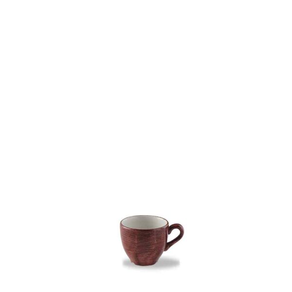 Churchill Super Vitrified Stonecast Patina Espresso Cup - Red Rust